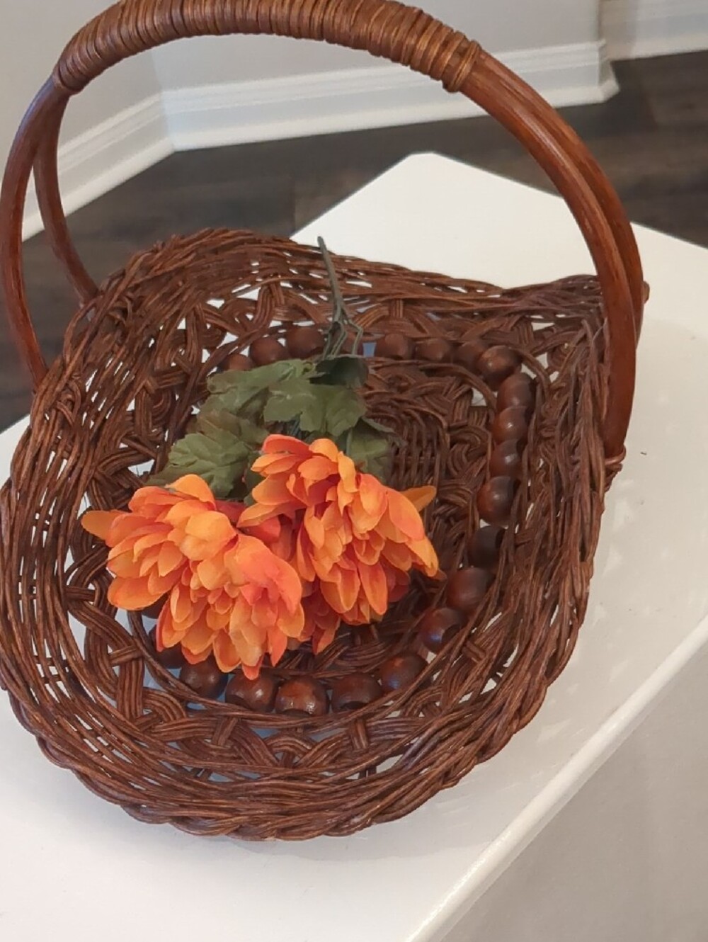 Beautiful Vintage Gathering Basket!